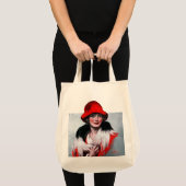 Tote Bag Femme dans Red Hat (Devant (produit))