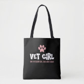 Tote Bag Femme de la technicienne vétérinaire adorable Amou (Devant)