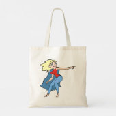 Tote Bag Femme de super-héros (Dos)