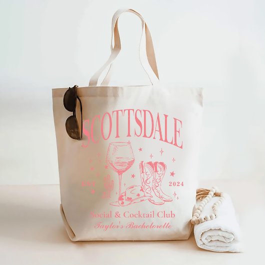 Tote Bag Femme d'honneur de la fête de célibataire Scottsda