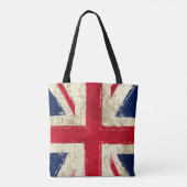 Tote bag femme. Drapeau Anglais (Dos)