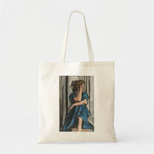 Tote Bag Femme en bleu (Devant)