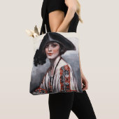 Tote Bag Femme en blouse brodée (De près)
