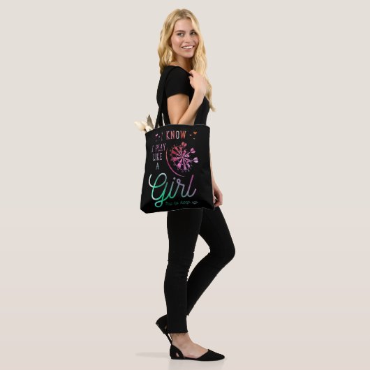 Tote Bag Femme en Dartboard de Dartboard (Sur le modèle)