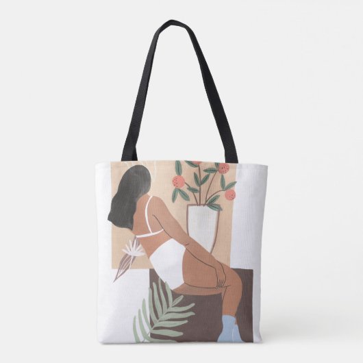 Tote Bag Femme en repos (Dos)