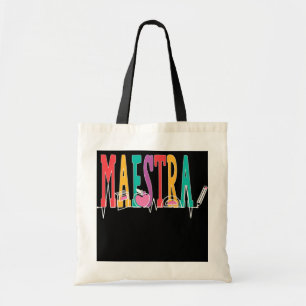 Tote Bag Femme Enseignante Espagnole Vibe Regalos Para Maes