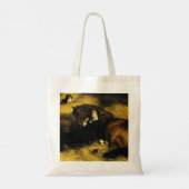 Tote Bag Femme et Cheval (Dos)
