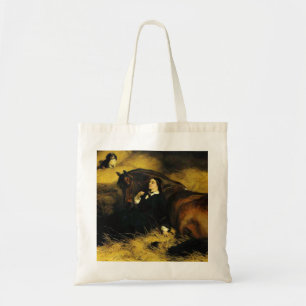 Tote Bag Femme et Cheval