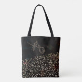Tote Bag femme et rose (Dos)