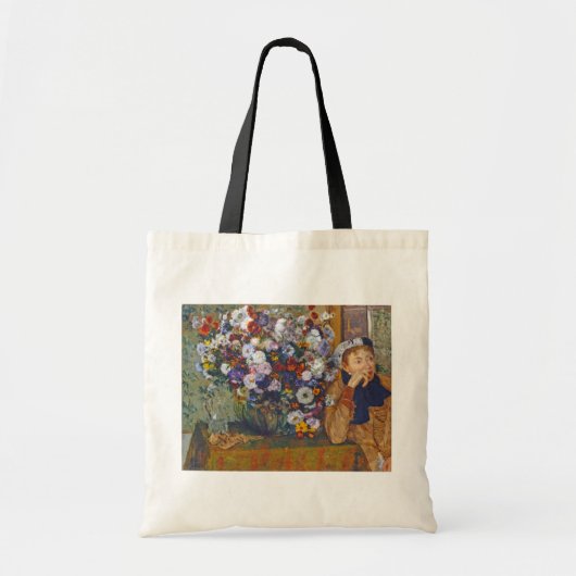 Tote Bag Femme et vase de fleurs, Edgar Degas (Devant)