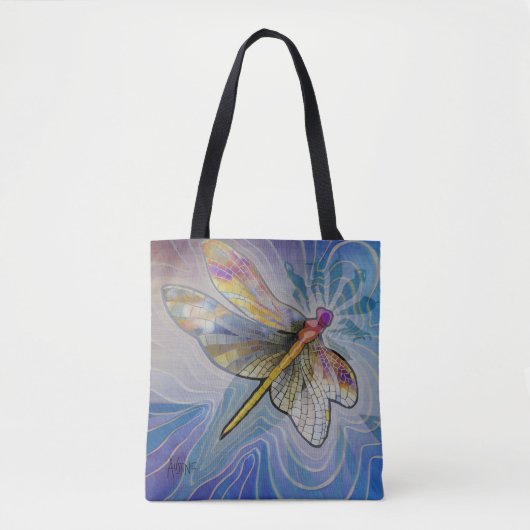 Tote Bag Femme fourre-tout de libellule (Devant)