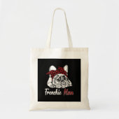 Tote Bag Femme Frenchie Mom Buldog Lover Cadeau (Devant)