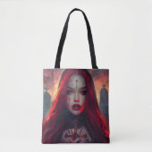 Tote Bag Femme gothique Red Haired (Devant)