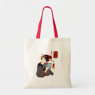 Tote Bag Femme japonaise 2 de lecture