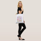 Tote Bag Femme Maman Boss Retro Script Super Fête des mères (Sur le modèle)