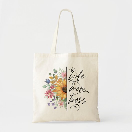 Tote Bag Femme, Maman, Fête de la mère du patron (Devant)