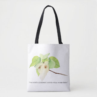 Tote Bag Femme Minimaliste Autonomisée | Citation Inspirant