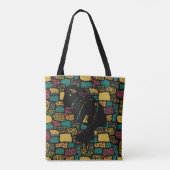 Tote Bag Femme noire africaine (Dos)