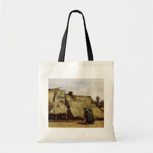 Tote Bag Femme paysanne creusant le chalet par Vincent van 