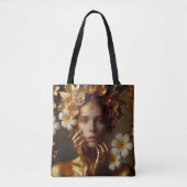 Tote Bag Femme Préraphaélite Dorée 3 (Devant)