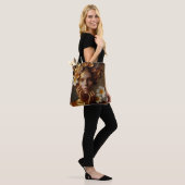 Tote Bag Femme Préraphaélite Dorée 3 (Sur le modèle)