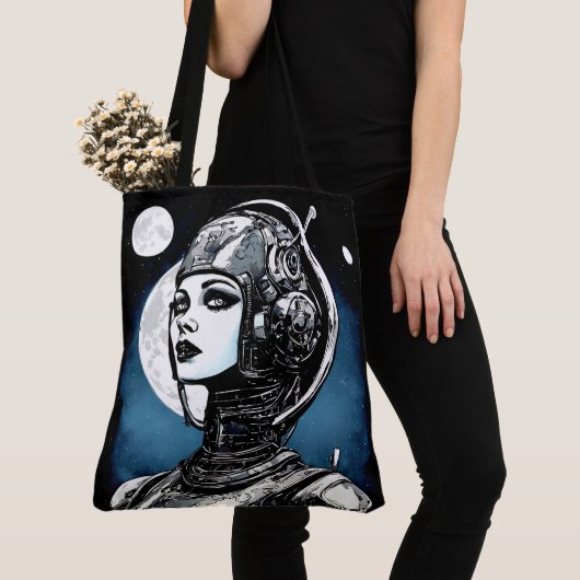 Tote Bag Femme robot VI (De près)