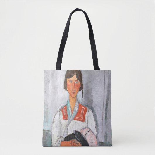 Tote Bag Femme tzigane avec bébé, Modigliani (Devant)