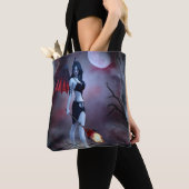 Tote Bag Femme vampire démon (De près)