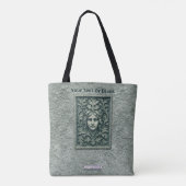 Tote Bag Femme verte - Pierre (Dos)