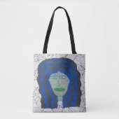 Tote Bag Femme zombie d'Halloween (Devant)