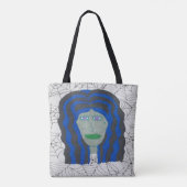 Tote Bag Femme zombie d'Halloween (Dos)