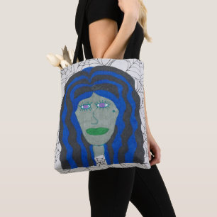 Tote Bag Femme zombie d'Halloween