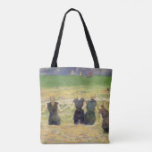 Tote Bag Femmes baignant Dieppe par Paul Gauguin (Dos)