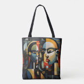 Tote Bag Femmes cubistes (Dos)