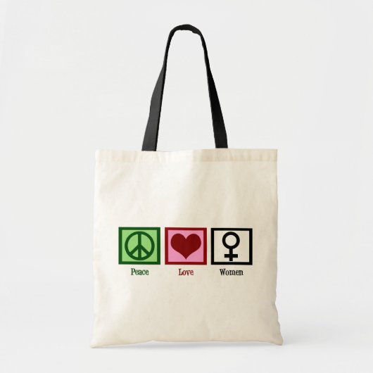 Tote Bag Femmes d'amour de paix (Devant)