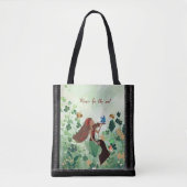Tote Bag Femmes dans un pré jouant du violon (Devant)