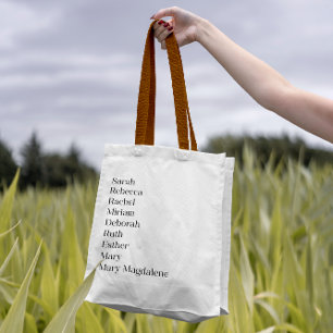 Tote Bag Femmes de l'écriture Feminine Cute Typographie