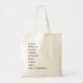 Tote Bag Femmes de l'écriture Feminine Cute Typographie (Devant)