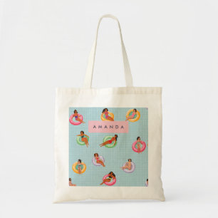 Tote Bag Femmes d'été personnalisées se relaxer sur les cha