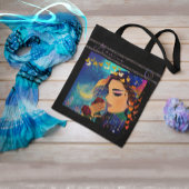 Tote Bag Femmes fantastiques avec roses