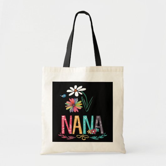 Tote Bag Femmes J'Aime Être Appelée Nana Daisy amour (Devant)