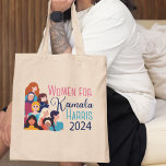 Tote Bag Femmes pour l'élection de Kamala Harris 2024<br><div class="desc">Beau sac fourre-tout politique avec un dessin de femmes de nombreuses ethnies et races pour une démocrate qui votait pour Kamala Harris à l'élection présidentielle de 2024. Noirs,  Hispaniques,  Musulmans,  Caucasiens et toutes les ethnies se rassemblent en groupe féministe pour voter pour notre première femme présidente.</div>