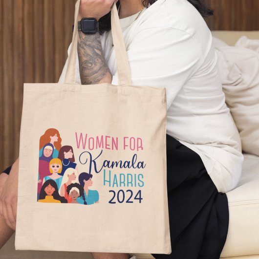 Tote Bag Femmes pour l'élection de Kamala Harris 2024