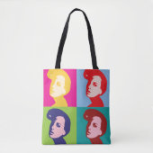 Tote Bag Femmes rétro Art Pop (Devant)
