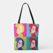 Tote Bag Femmes rétro Art Pop (Dos)
