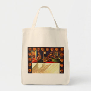 Tote Bag Femmes vintages, fantôme et Jack o' Lanterns