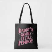Tote Bag Femoby, le Gay pride LGBT de Daddy's Good Little F (Devant)