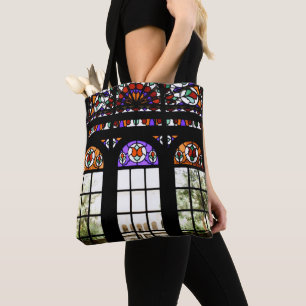Tote Bag Fenêtre en verre coloré