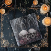 Tote Bag Fenêtres et crânes gothiques