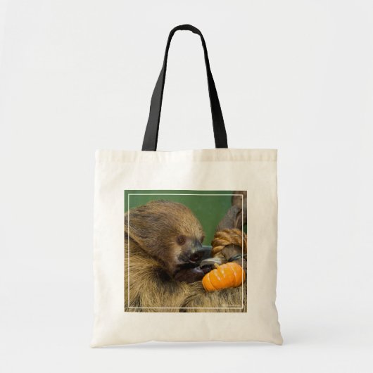 Tote Bag Fente avec Citrouille (Devant)